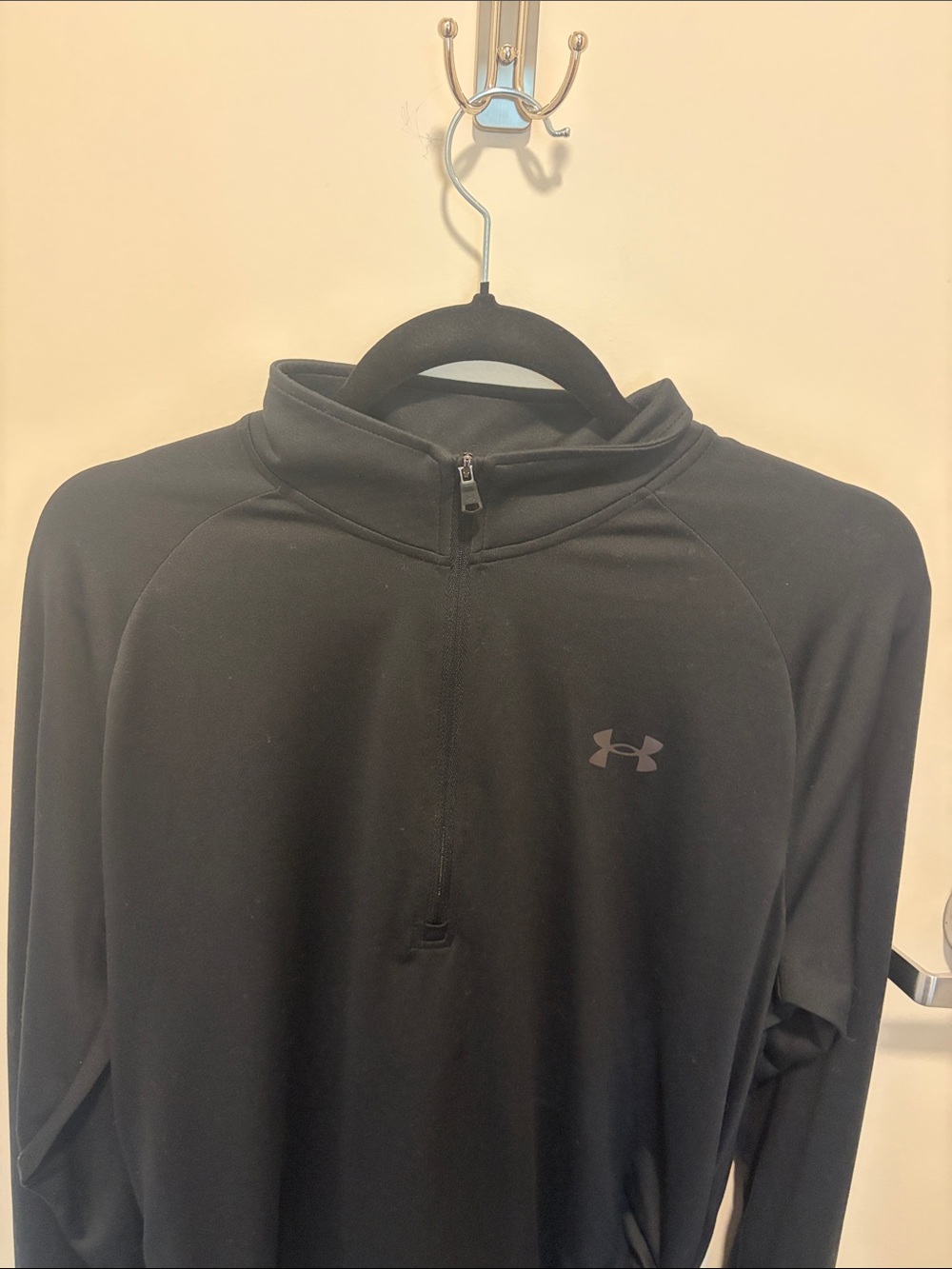Under Armour Men’s Tech Quarter Zip Pullover- Black Medium - Picture 5 of 8